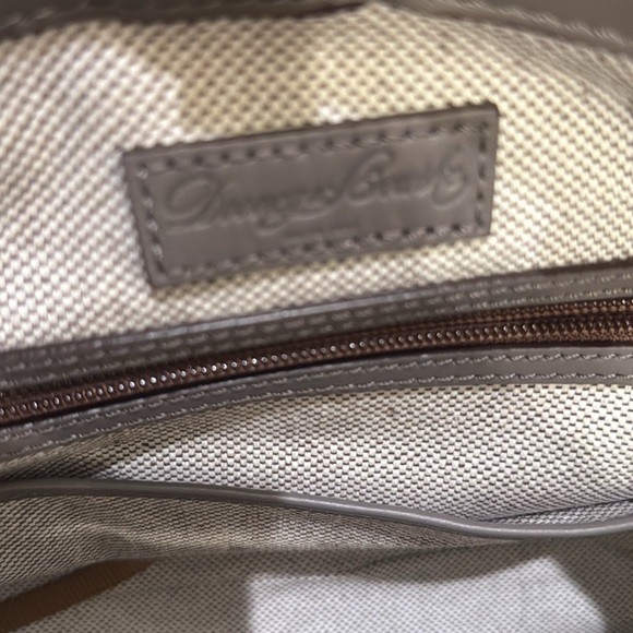 Dooney & Bourke Dawson Gray and Brown Handbag - Picture 9 of 10